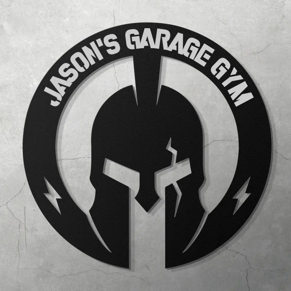 SPARTAN - CUSTOM METAL WALL ART - Relxntless