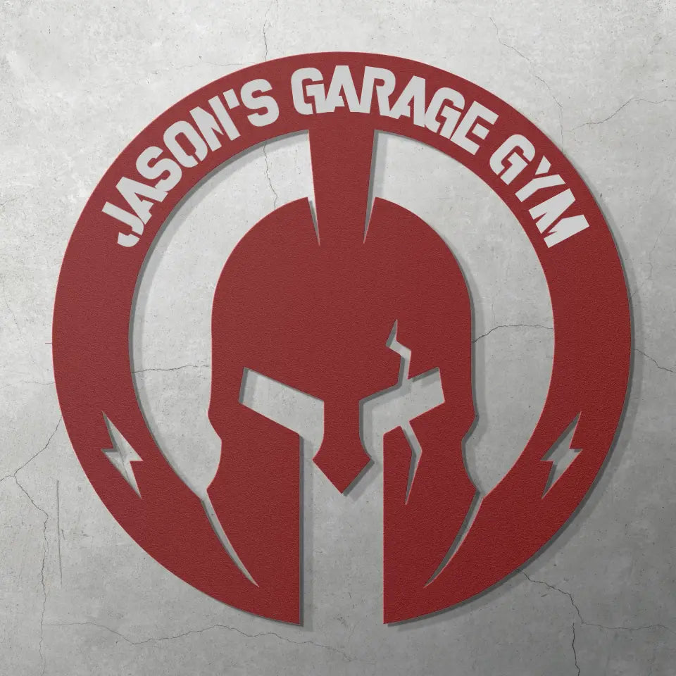 SPARTAN - CUSTOM METAL WALL ART - Relxntless