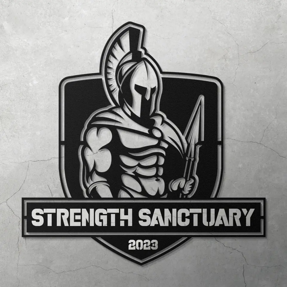 SPARTAN ARMY - CUSTOM METAL WALL ART - Relxntless