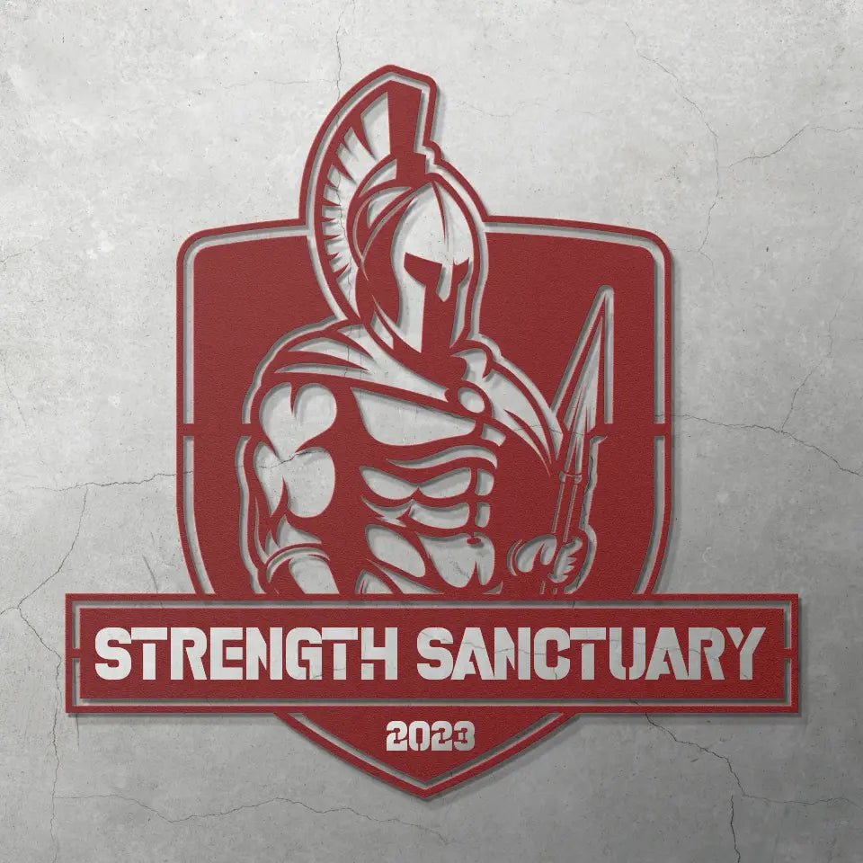 SPARTAN ARMY - CUSTOM METAL WALL ART