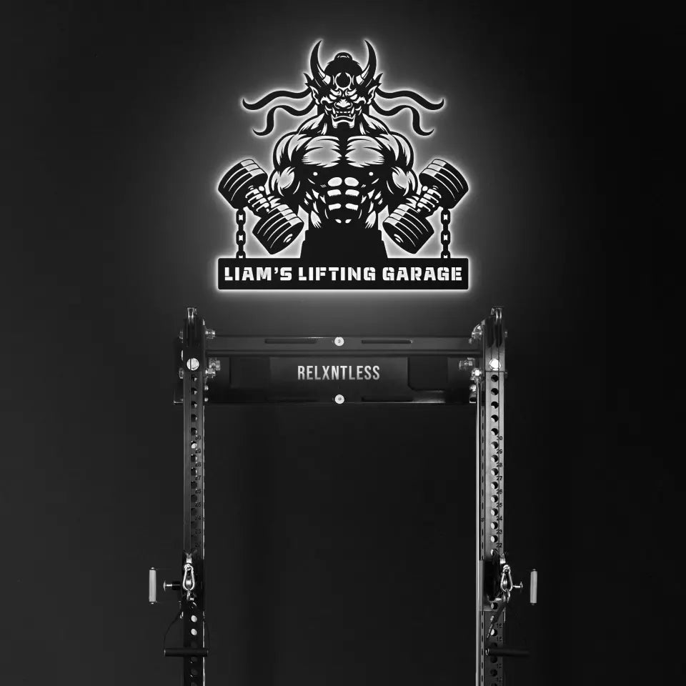 JAPANESE ONI WARRIOR - CUSTOM METAL WALL ART