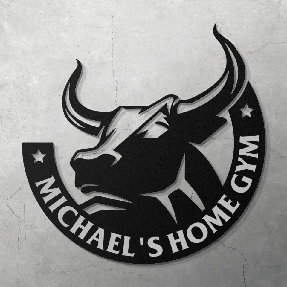 BULL - CUSTOM METAL WALL ART