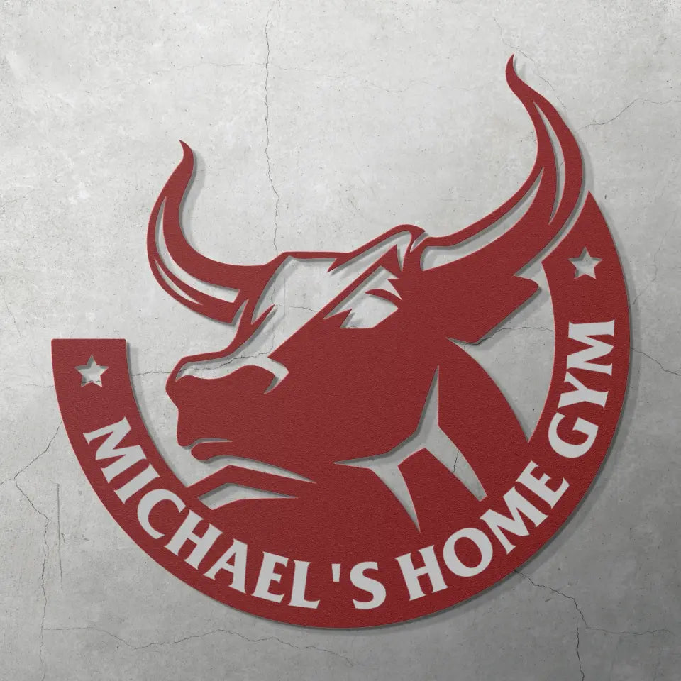 BULL - CUSTOM METAL WALL ART