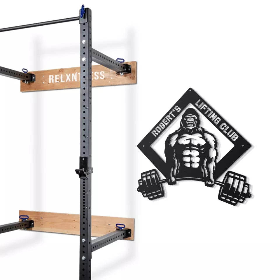 DEADLIFT GORILLA - CUSTOM METAL WALL ART