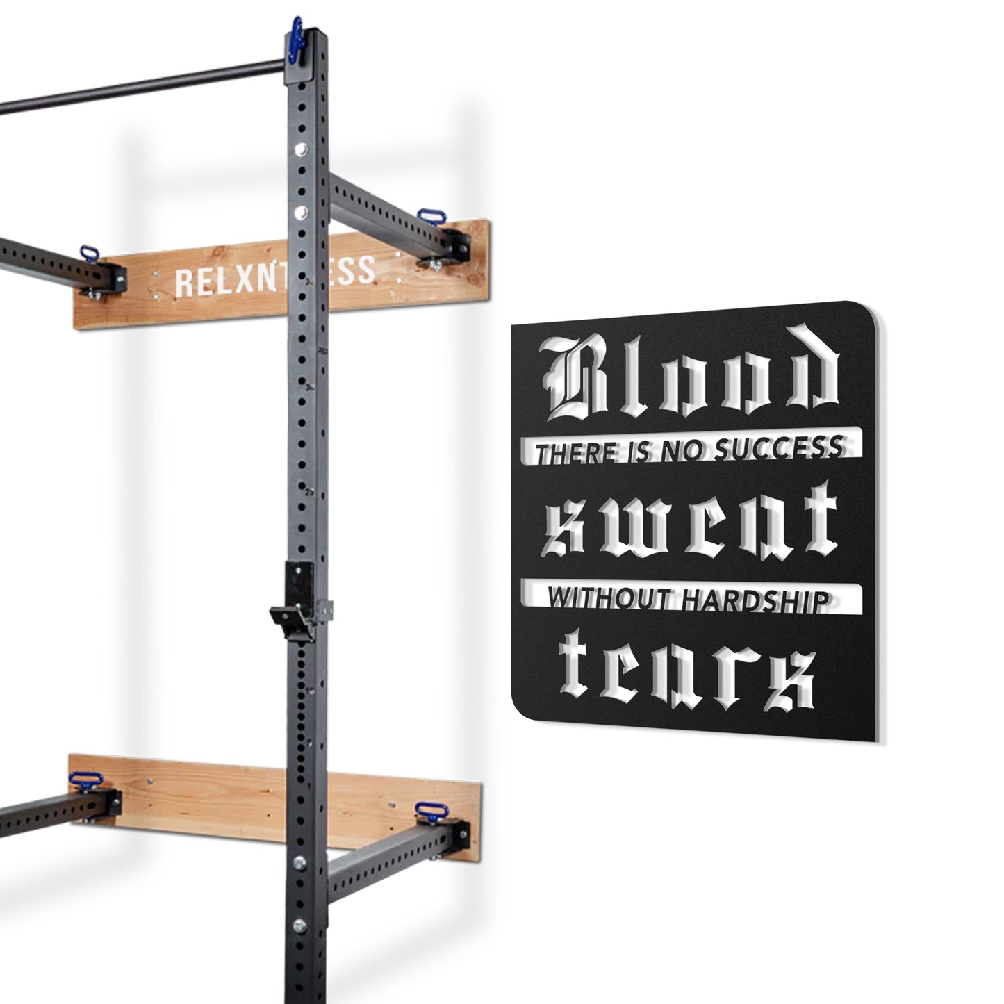 BLOOD, SWEAT, TEARS - METAL WALL ART