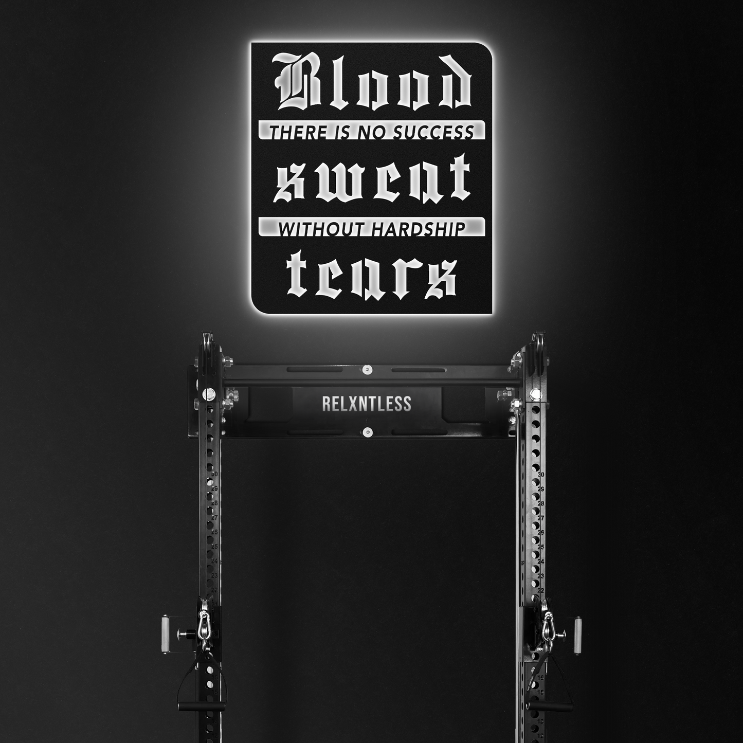 BLOOD, SWEAT, TEARS - METAL WALL ART