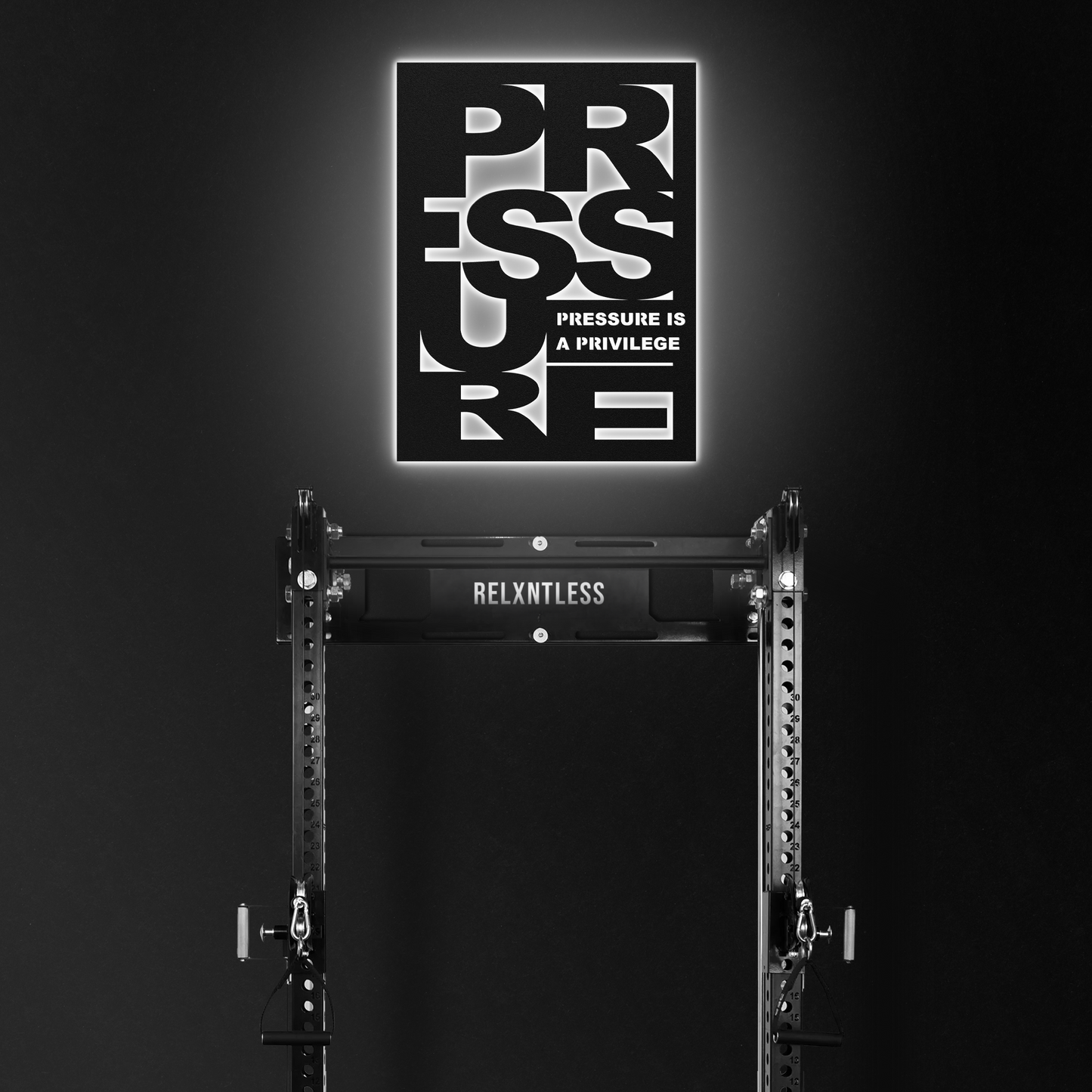 PRESSURE IS A PRIVILEGE - METAL WALL ART