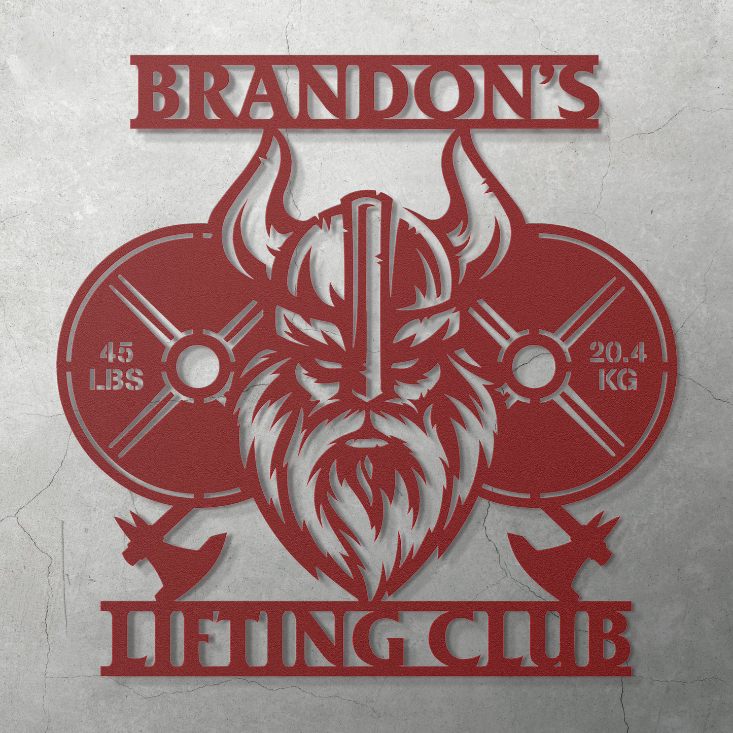 VIKING - CUSTOM METAL WALL ART - Relxntless