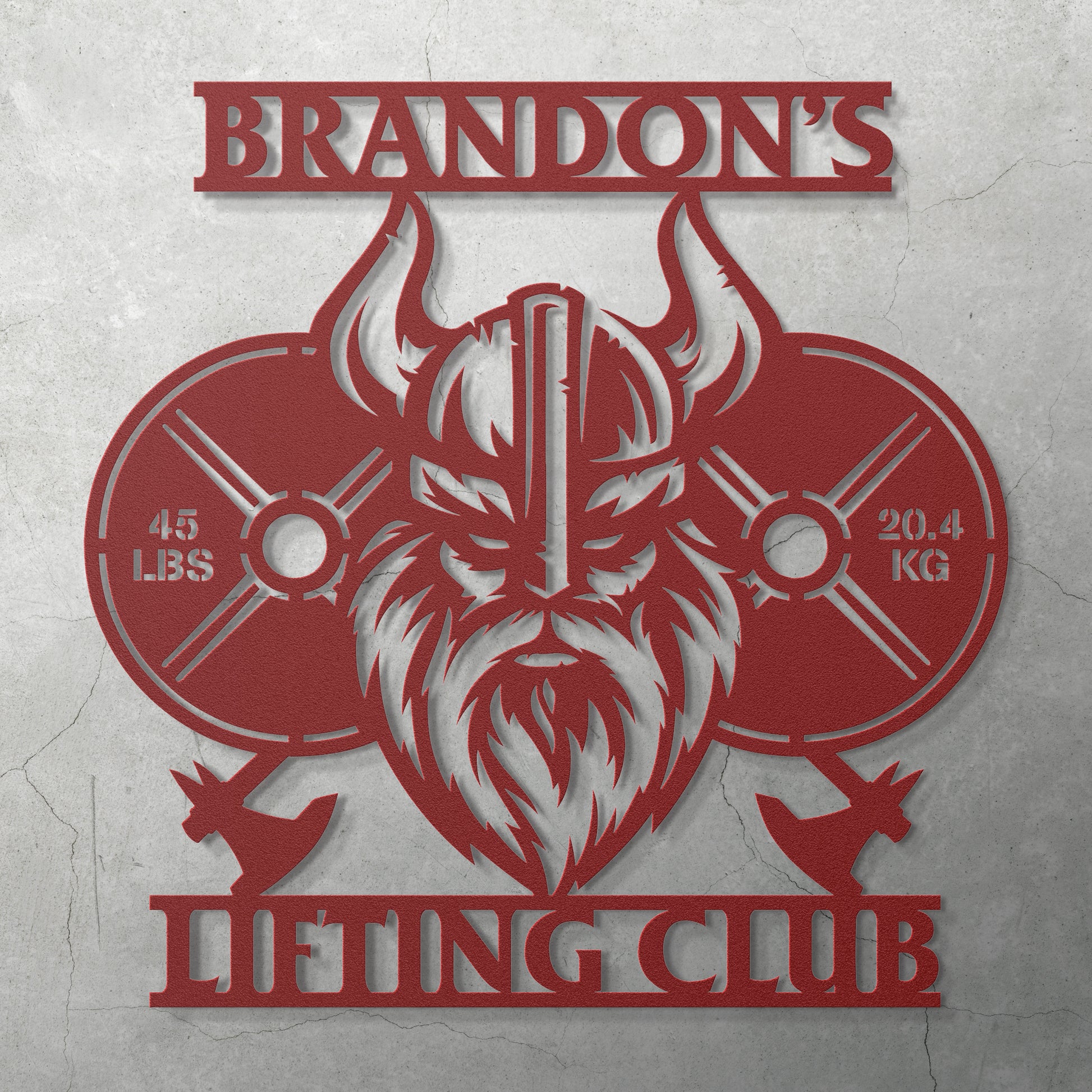 VIKING - CUSTOM METAL WALL ART - Relxntless