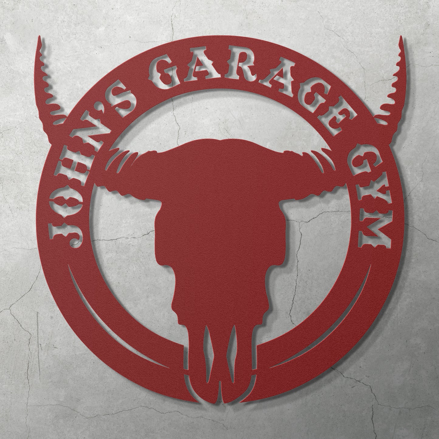 SKULL - CUSTOM METAL WALL ART - Relxntless