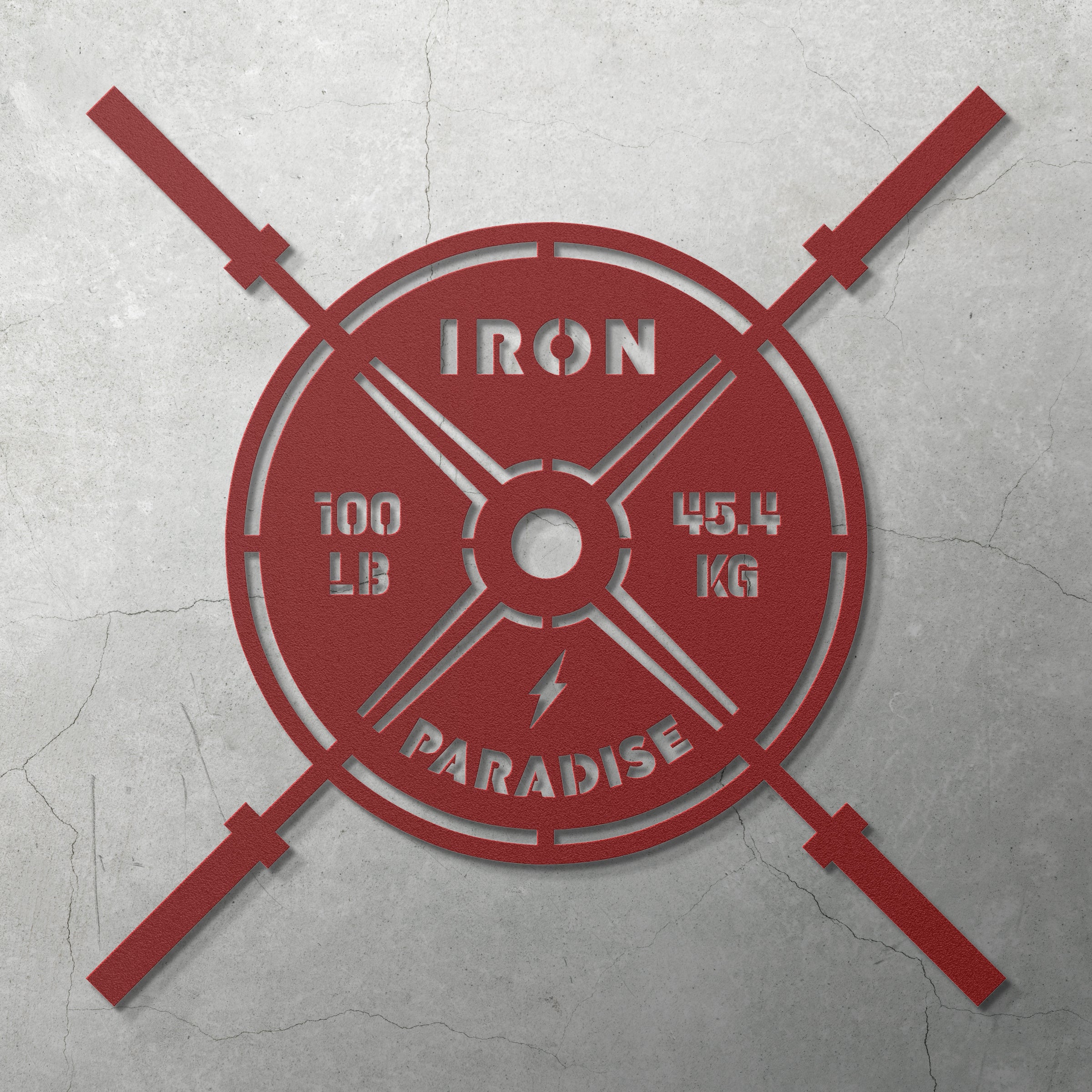 IRON PARADISE CUSTOM METAL WALL ART