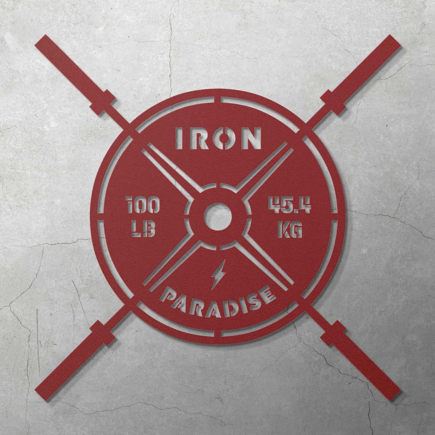 IRON PARADISE - METAL WALL ART - Relxntless