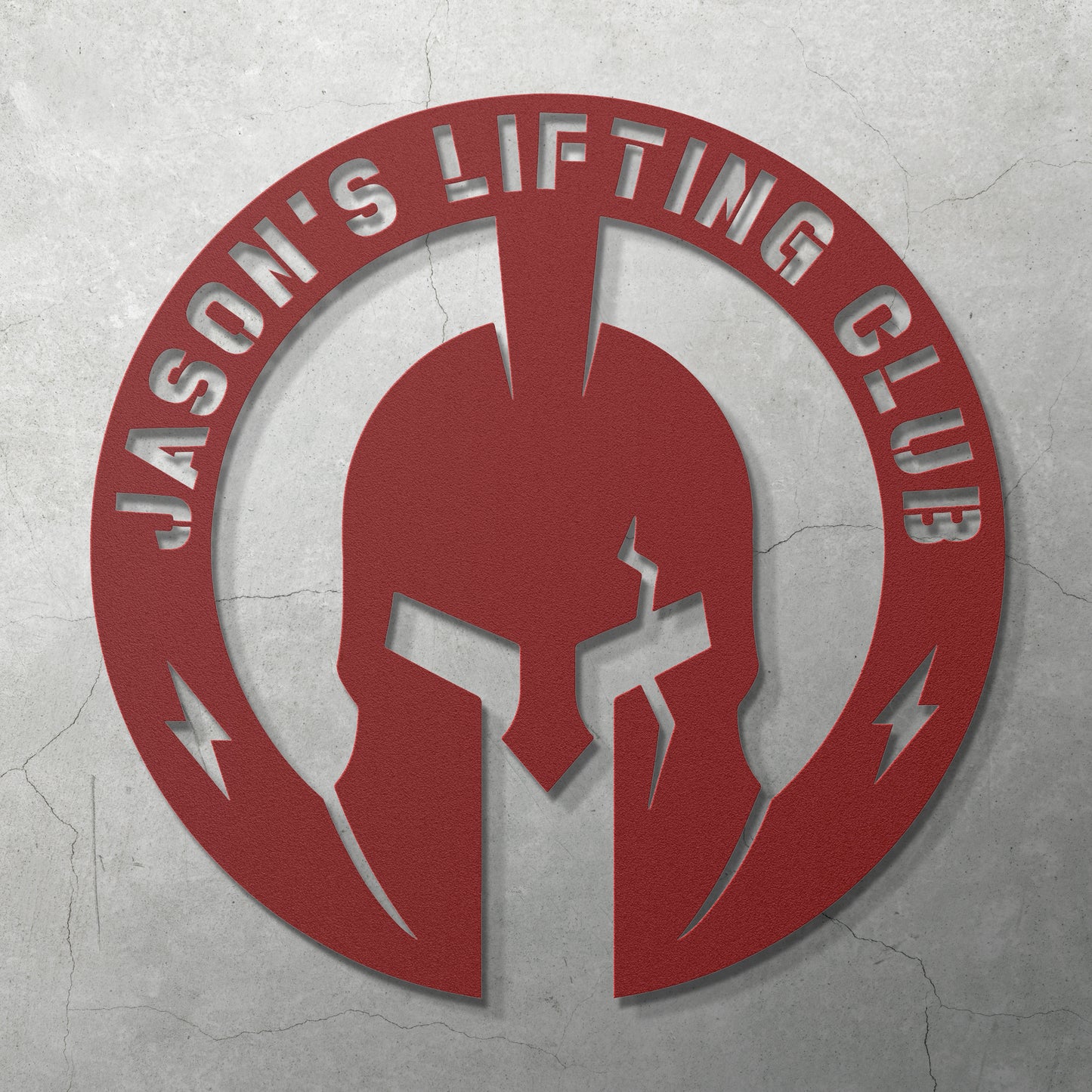 SPARTAN - CUSTOM METAL WALL ART - Relxntless