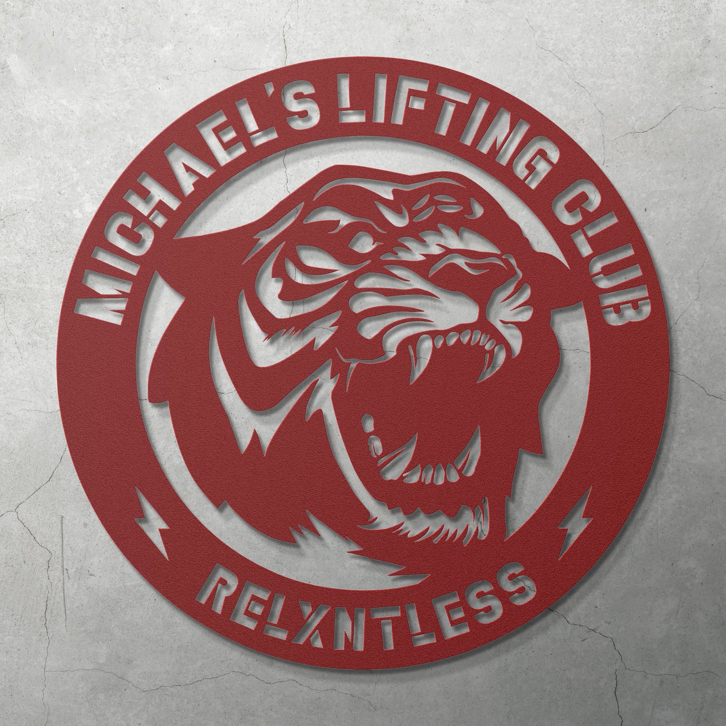 TIGER - CUSTOM METAL WALL ART - Relxntless