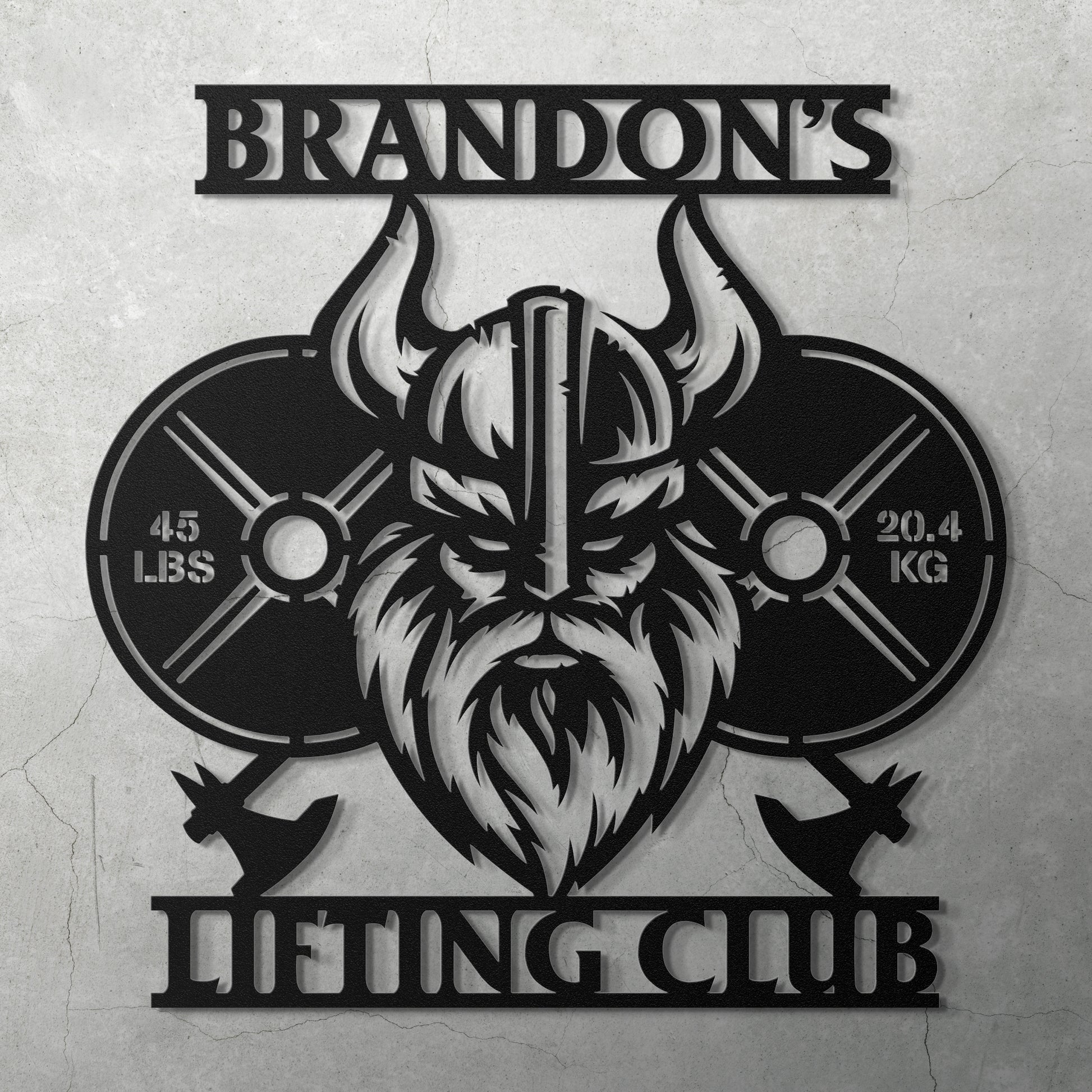 VIKING - CUSTOM METAL WALL ART - Relxntless