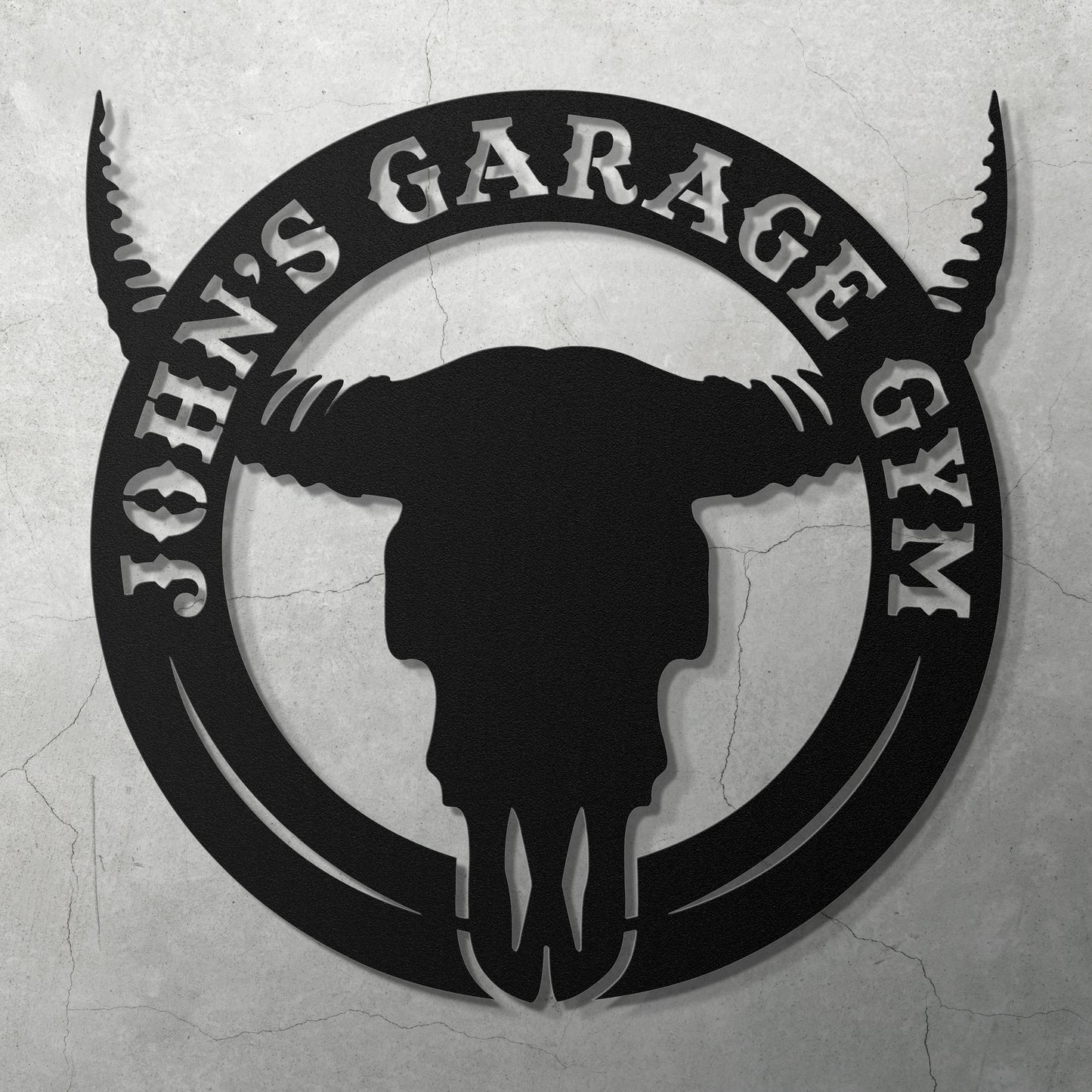 SKULL - CUSTOM METAL WALL ART - Relxntless