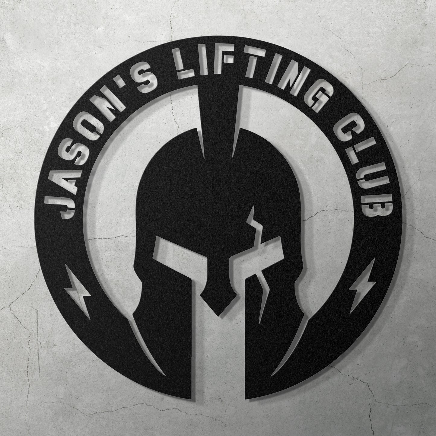 SPARTAN - CUSTOM METAL WALL ART - Relxntless