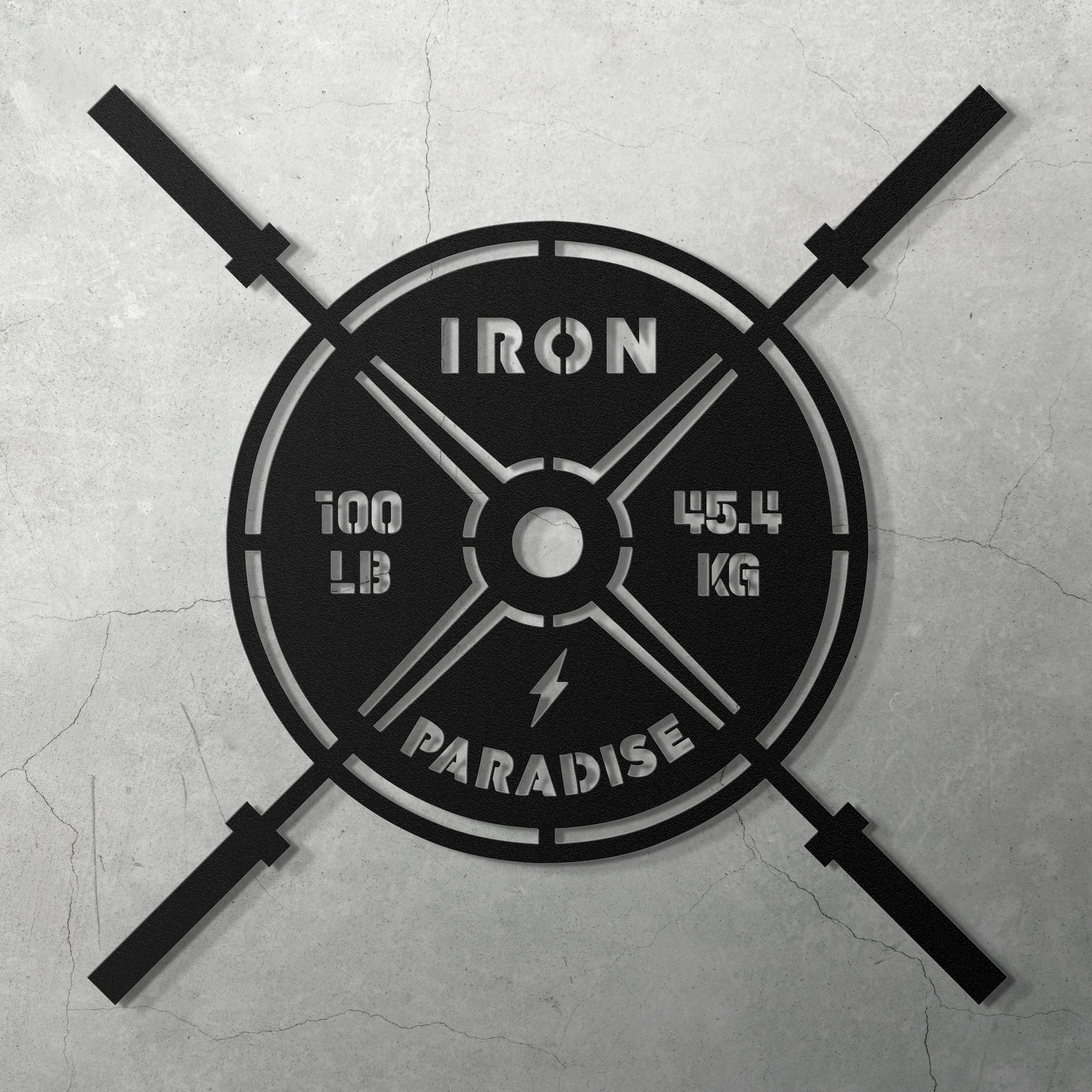 IRON PARADISE - METAL WALL ART - Relxntless