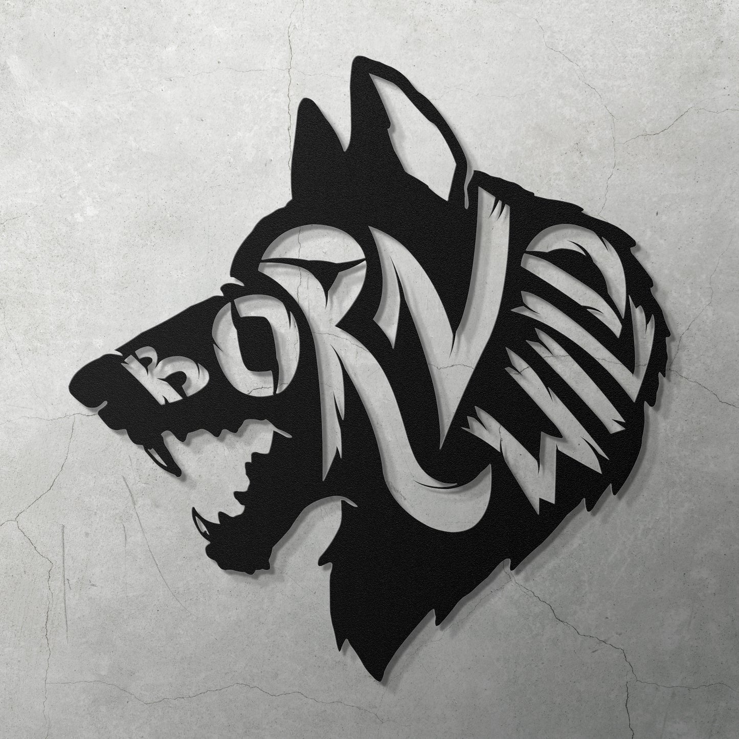 BORN WILD - METAL WALL ART - Relxntless